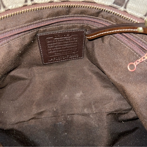 The Coach F12843 Patchwork Shoulder Bag - Picture 9 of 12